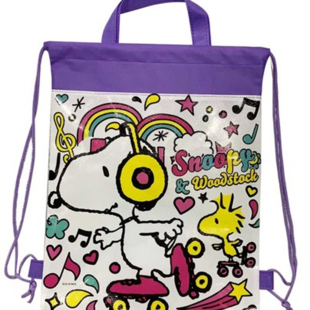 NEW Snoopy Non-Woven School/Shoes/Hiking/Gift/Party/Swimming Pool/ Backpack .